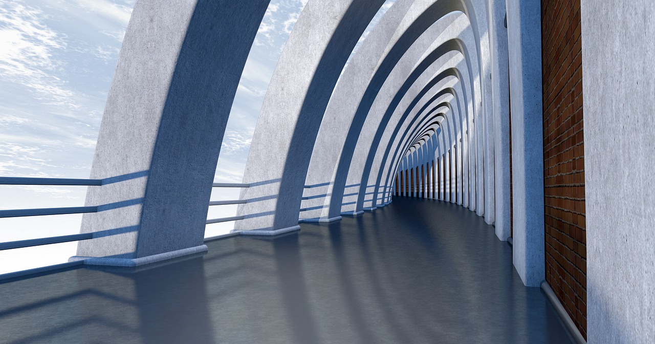 Keukenachterwand met holografische projecties. Keukenachterwand met holografische projecties.